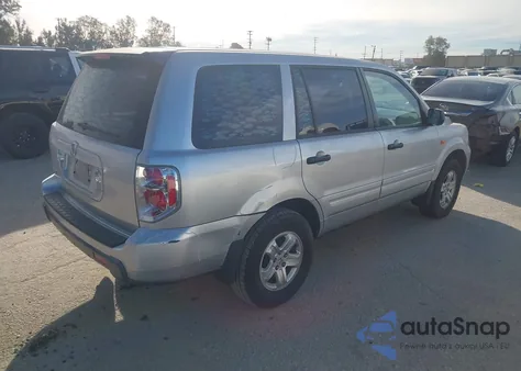 2006 Honda Pilot Lx z USA, uszkodzony, nr VIN 5FNYF28136B026029